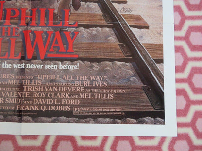 UPHILL ALL THE WAY US ONE SHEET POSTER ROY CLARK MEL TILLIS 1986