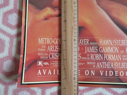 CRISS-CROSS VHS VIDEO US ONE SHEET POSTER ROLLED GOLDIE HAWN 1992