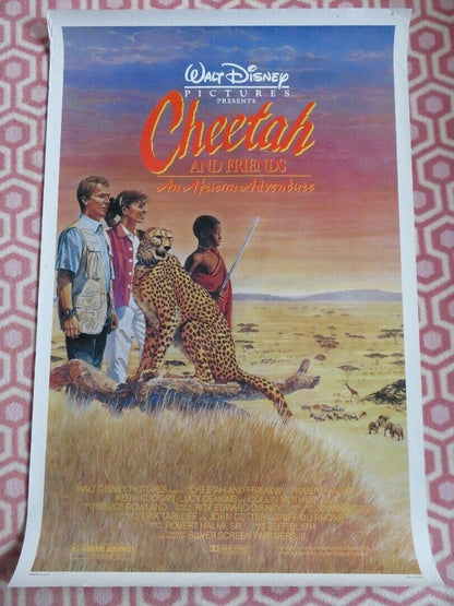 CHEETAH AND FRIENDS US ONE SHEET ROLLED POSTER DISNEY 1989