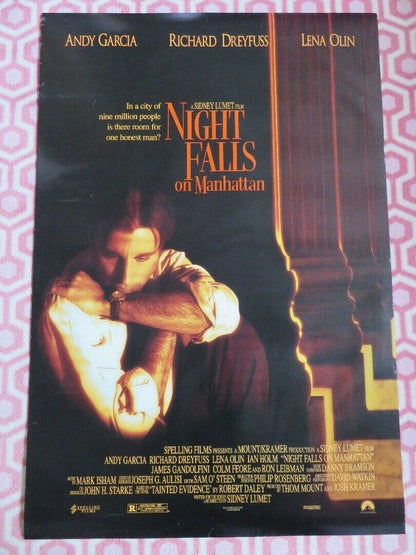 NIGHT FALLS ON MANHATTAN US ONE SHEET ROLLED POSTER ANDY GARCIA RICHARD DREYFUSS