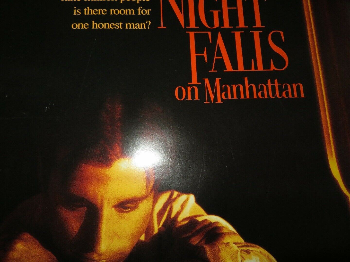 NIGHT FALLS ON MANHATTAN US ONE SHEET ROLLED POSTER ANDY GARCIA RICHARD DREYFUSS