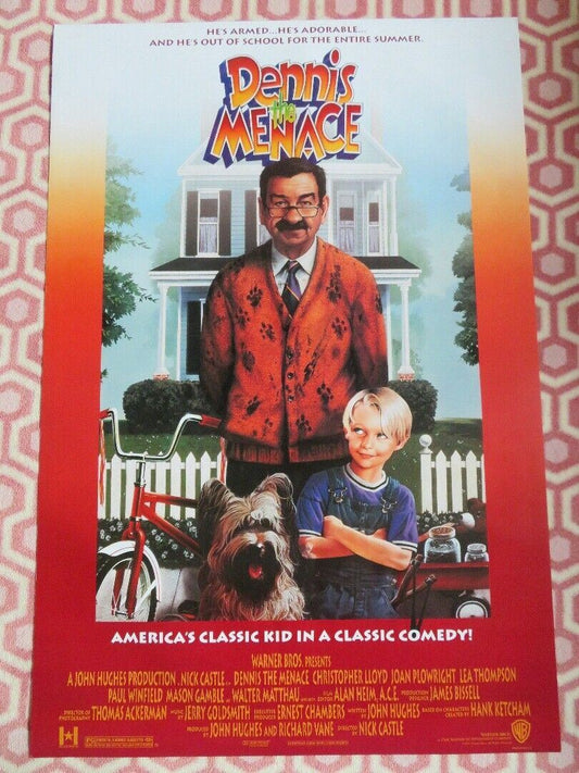 DENNIS THE MENACE US ONE SHEET ROLLED POSTER CHRISTOPHER LLOYD WALTER MATTHAU