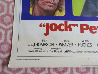 JOCK PETERSEN US ONE SHEET ROLLED POSTER JACK THOMPSON  JACKI WEAVER 1974