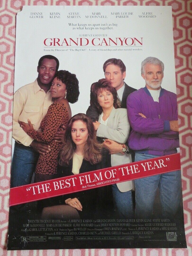 GRAND CANYON US ONE SHEET ROLLED POSTER DANNY GLOVER STEVE MARTIN KEVIN KLINE