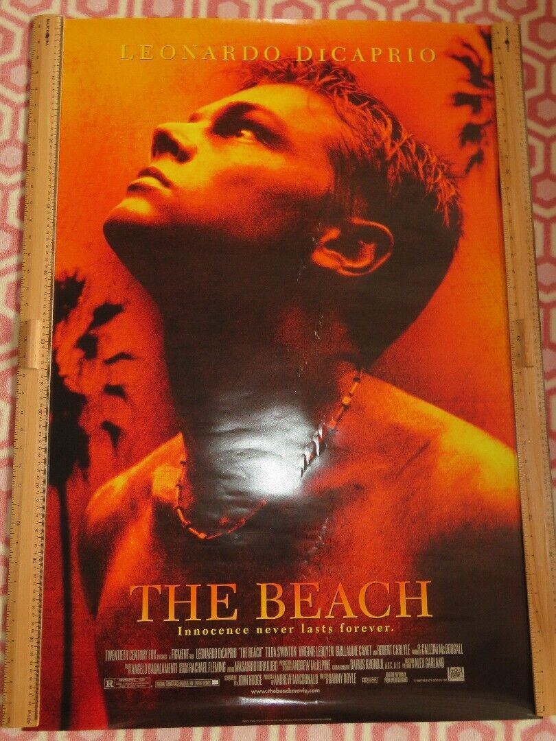 BEACH US ONE SHEET ROLLED POSTER LEONARDO DECAPRIO 2000