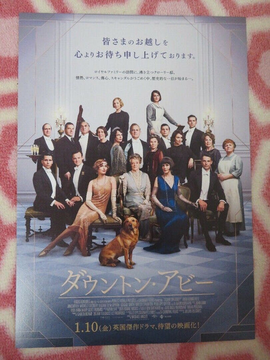 DOWNTON ABBEY JAPANESE CHIRASHI (B5) POSTER MAGGIE SMITH JIM CARTER 2019