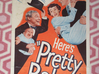 PRETTY BABY US INSERT (14"x 36") POSTER DENNIS MORGAN BETSY DRAKE 1950