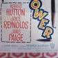 WALLFLOWER US INSERT (14"x 36") POSTER ROBERT HUTTON JOYCE REYNOLDS 1948