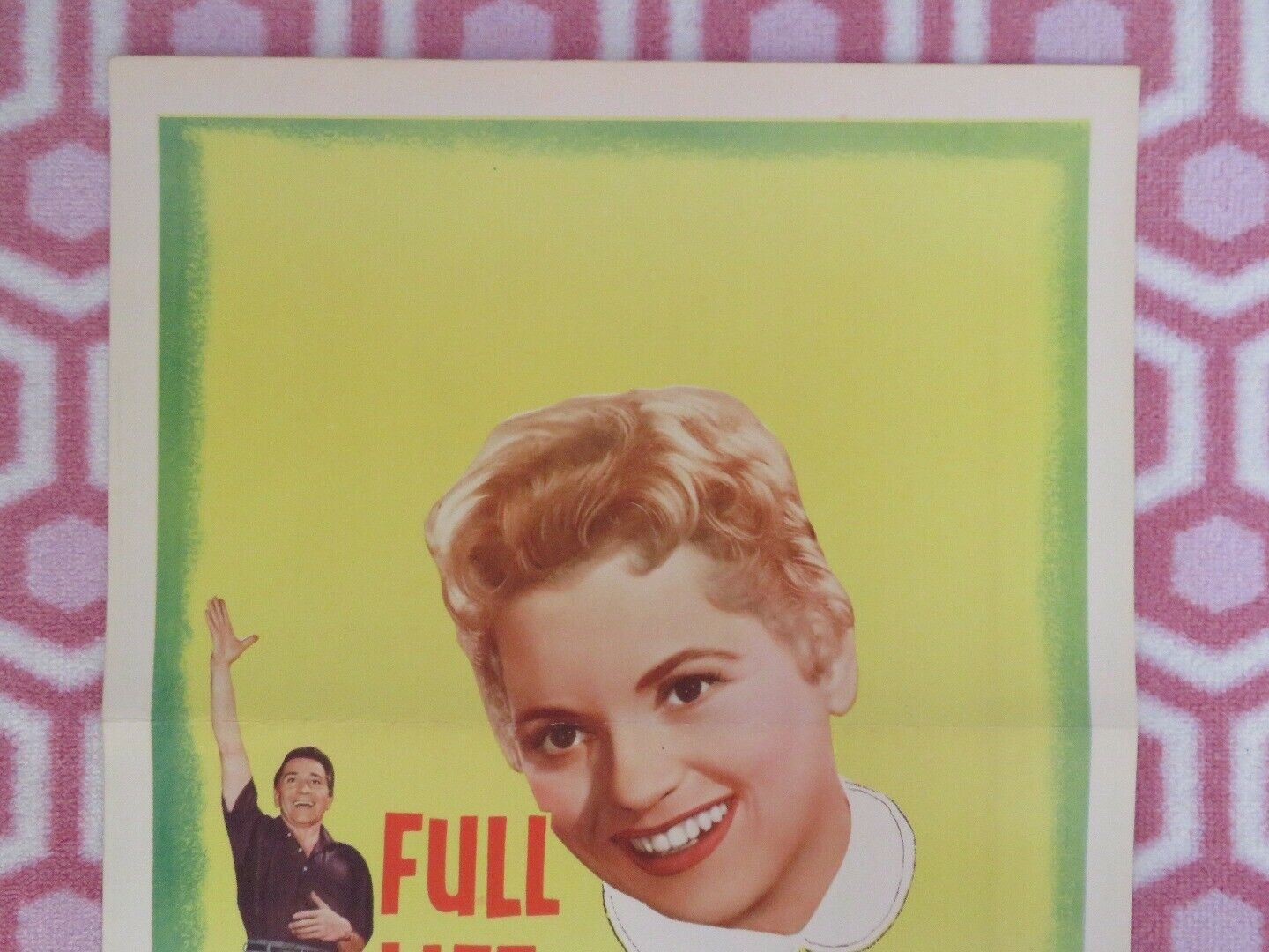 FULL OF LIFE US INSERT (14"x 36") POSTER JUDY HOLLIDAY RICHARD CONTE 1956