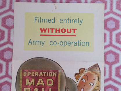 OPERATION MAD BALL US INSERT (14"x 36") POSTER JACK LEMMON ERNIE KOVACS 1957