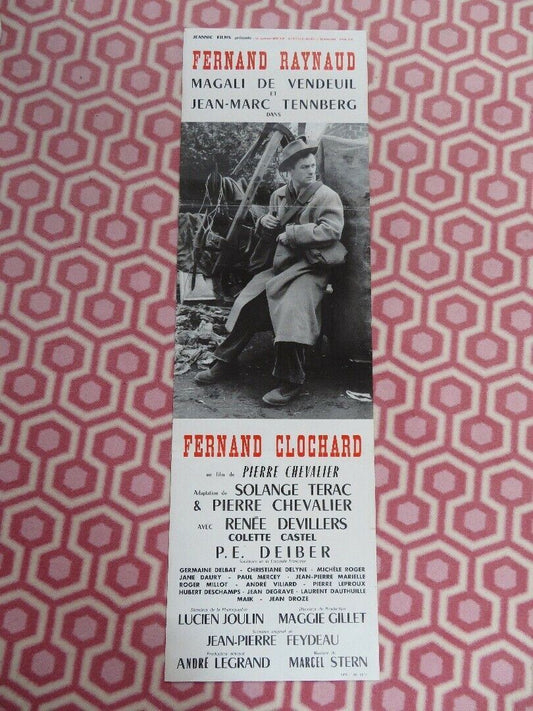 FERNAND CLOCHARD FRENCH (39.5"x 12") POSTER PIERRE CHEVALIER 1957