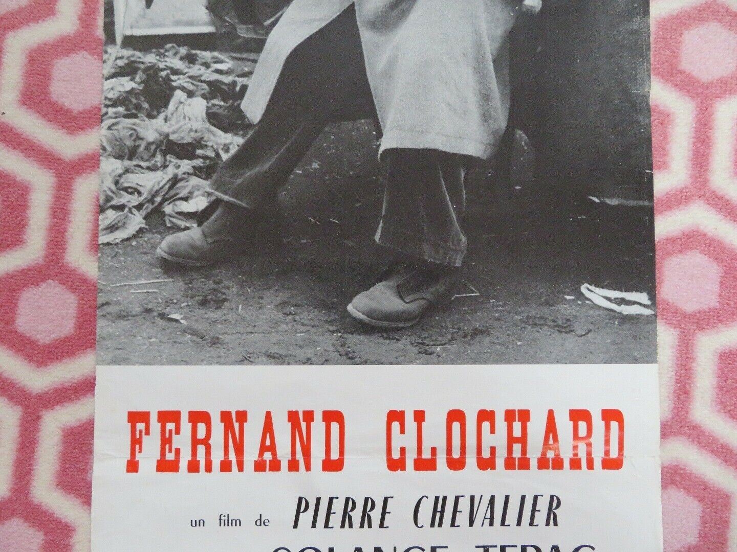 FERNAND CLOCHARD FRENCH (39.5"x 12") POSTER PIERRE CHEVALIER 1957