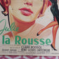 JULIE LA ROUSSE/ Julie the Redhead FRENCH (23.5"x 15.5") POSTER DANIEL GELIN '59