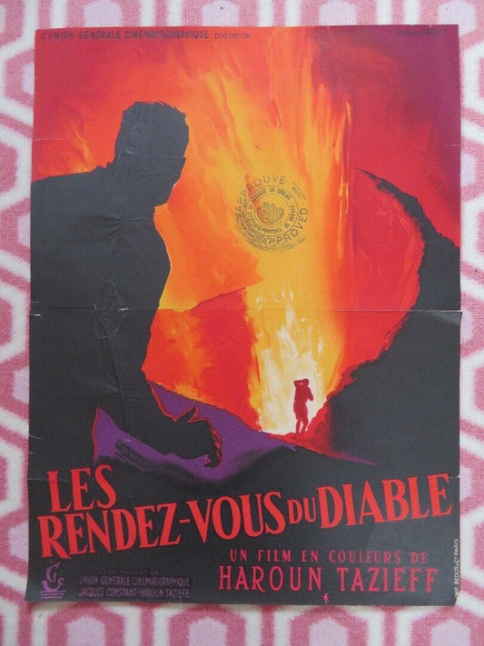 LES REDEZ-VOUS DU DIABLE/ The Devil's Blast FRENCH (19"x 14") POSTER 1959