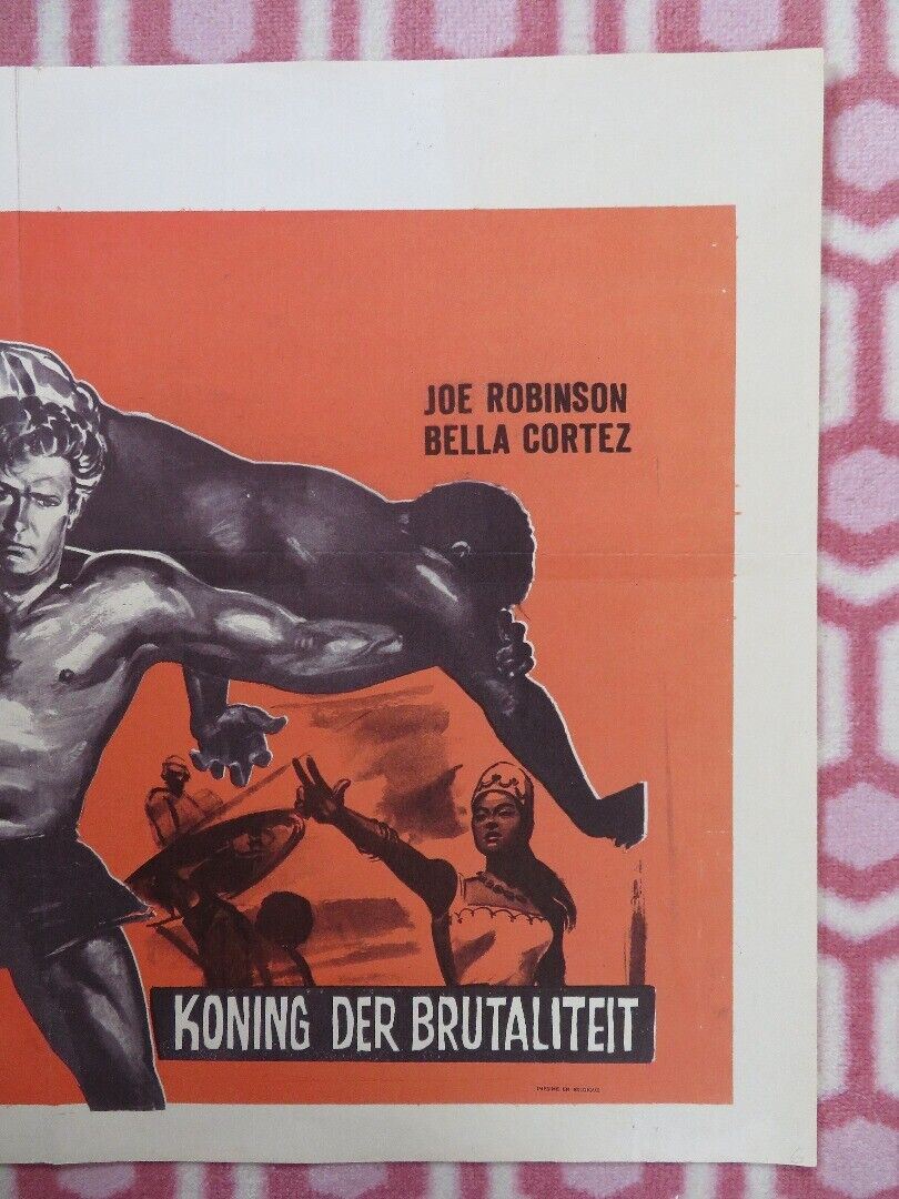 TAUR ROI DE LA FORCE BRUTALE BELGIUM (17"x 24") POSTER JOE ROBINSON BELLA CORTEZ