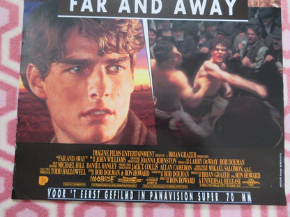 FAR AND AWAY BELGIUM (21.5"x 16") POSTER TOM CRUISE NICOLE KIDMAN 1992