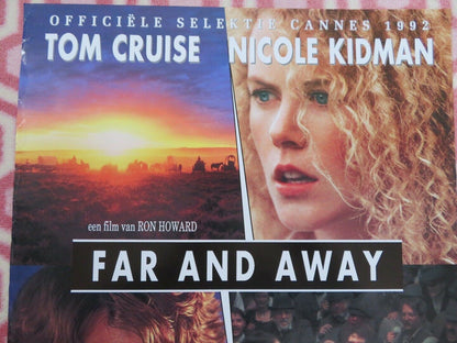 FAR AND AWAY BELGIUM (21.5"x 16") POSTER TOM CRUISE NICOLE KIDMAN 1992