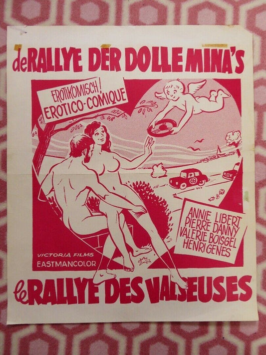 LE RALLYE DES VALSEUSES /Sex Rally BELGIUM (19.5"x 16.5") POSTER ANNIE LIBERT