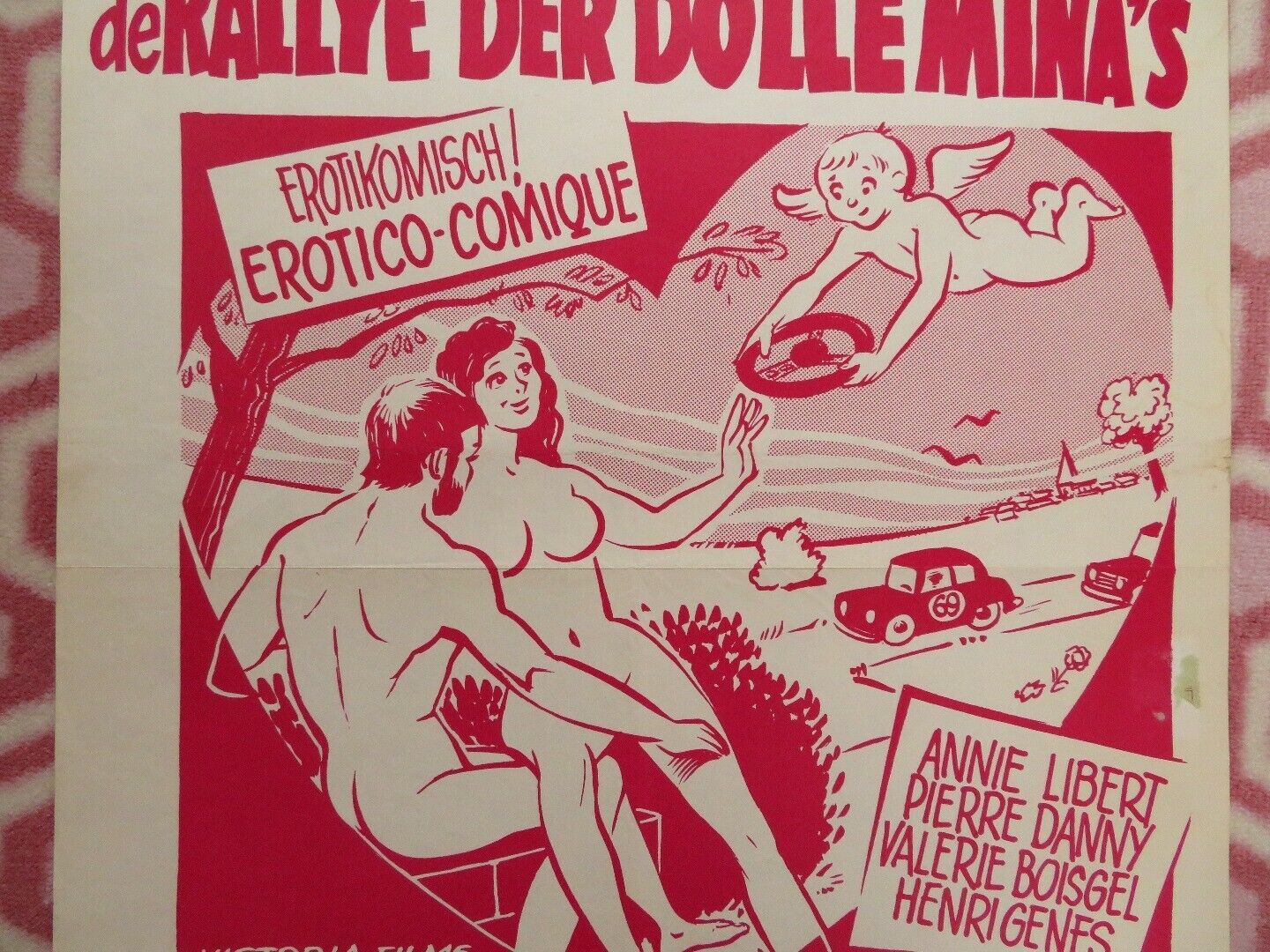 LE RALLYE DES VALSEUSES /Sex Rally BELGIUM (19.5"x 16.5") POSTER ANNIE LIBERT