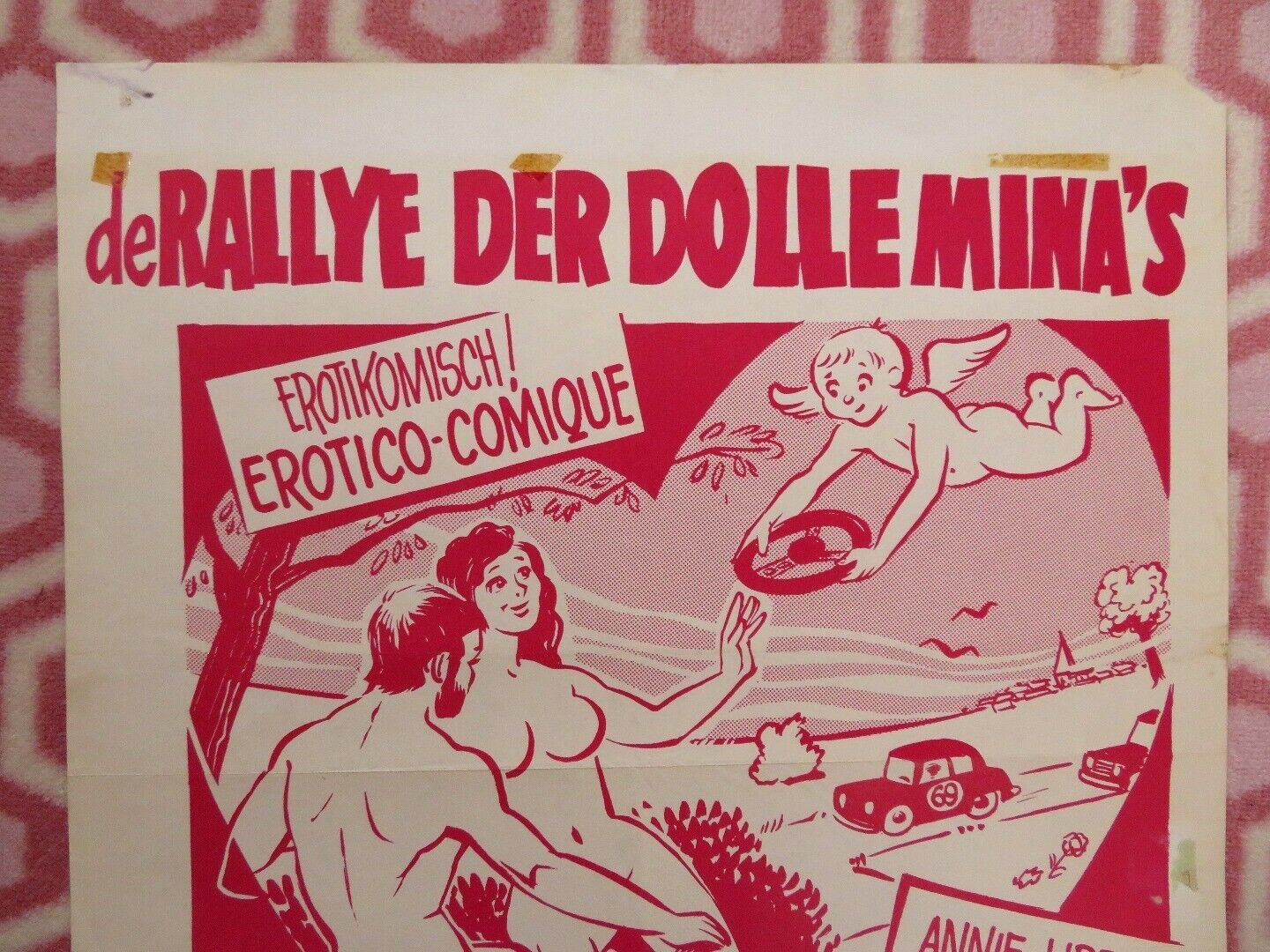 LE RALLYE DES VALSEUSES /Sex Rally BELGIUM (19.5"x 16.5") POSTER ANNIE LIBERT