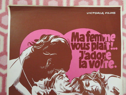 MA FEMME VOUS PLAIT!.. J'ADORE LA VORRE BELGIUM (24"x 14.5") POSTER MICHEL DAVID