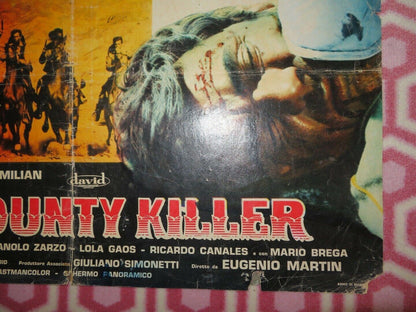 THE BOUNTY KILLER  The Ugly Ones- B  ITALIAN FOGLIO POSTER RICHARD WYLER 1966