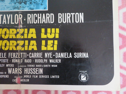 DIVIRZIA LUI DIVORZIA LEI Divorce His - Divorce Hers ITALIAN FOGLIO POSTER 1973