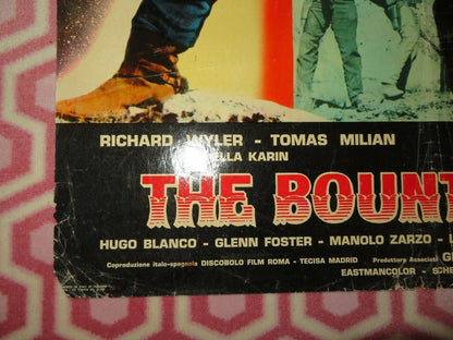 THE BOUNTY KILLER /The Ugly Ones ITALIAN FOGLIO POSTER RICHARD WYLER 1966