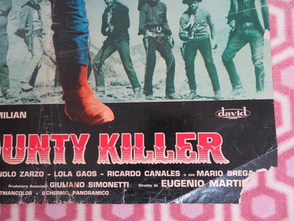 THE BOUNTY KILLER /The Ugly Ones ITALIAN FOGLIO POSTER RICHARD WYLER 1966