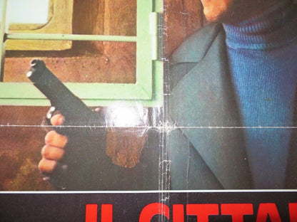 IL CITTADINO SI RIBELLA / Street Law ITALIAN FOGLIO POSTER FRANCO NERO 1974