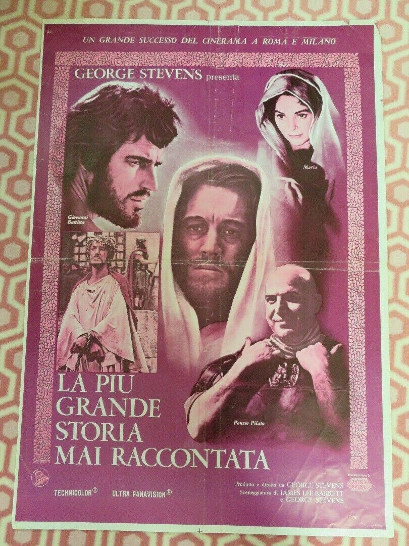 LA PUI GRANDE STORIA MAI RACCONTATA ITALIAN FOGLIO POSTER DOUBLE SIDED POSTER