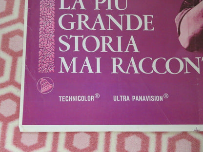 LA PUI GRANDE STORIA MAI RACCONTATA ITALIAN FOGLIO POSTER DOUBLE SIDED POSTER