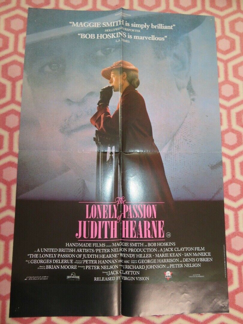 LONELY PASSION OF JUDITH HEARNE UK DOUBLE CROWN POSTER MAGGIE SMITH 1987