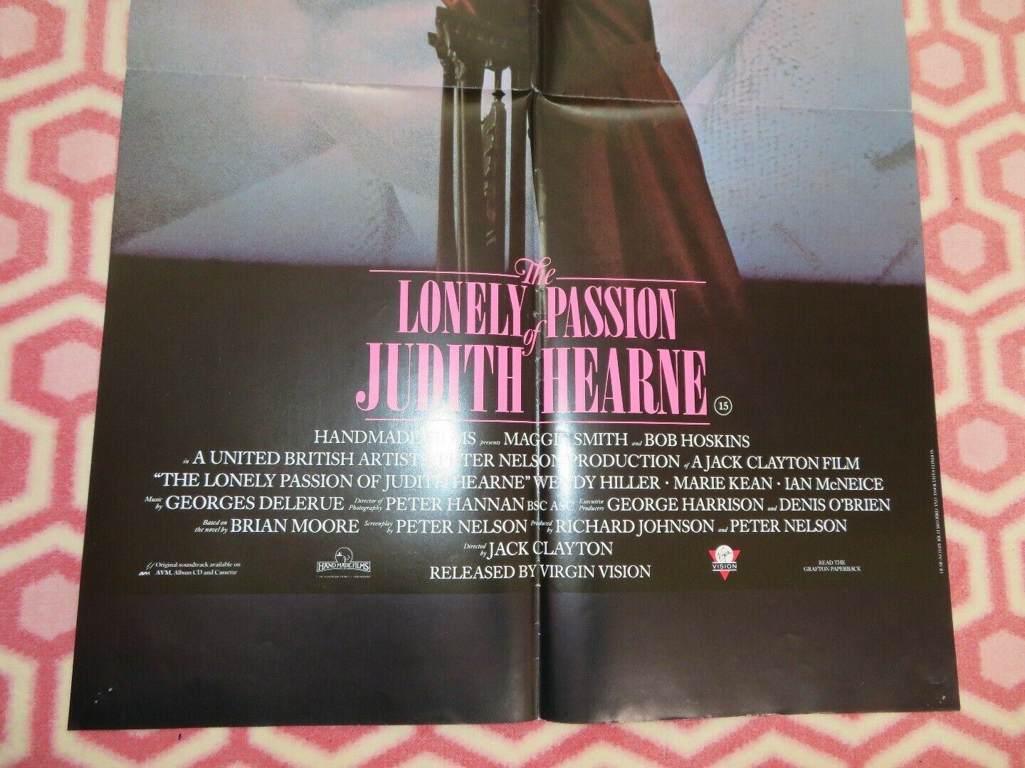 LONELY PASSION OF JUDITH HEARNE UK DOUBLE CROWN POSTER MAGGIE SMITH 1987