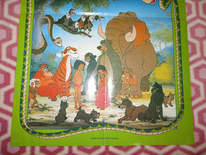 JUNGLE BOOK UK DOUBLE CROWN POSTER DISNEY PHIL HARRIS 1984