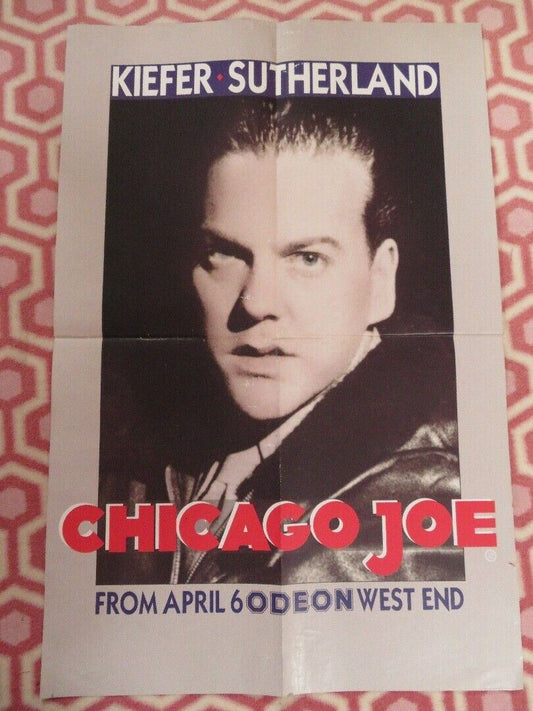 CHICAGO JOE  UK DOUBLE CROWN POSTER KIEFER SUTHERLAND 1990