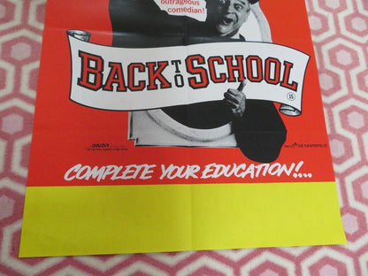 BACK TO SCHOOL UK DOUBLE CROWN POSTER RODNEY DANGERFIELD 1986