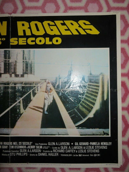 CAPTAIN ROGERS NEL 25 SECOLO/ Buck Rogers in the 25t ITALIAN PHOTOBUSTA POSTER