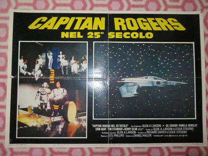 CAPTAIN ROGERS NEL 25 SECOLO/ Buck Rogers in the 25-b ITALIAN PHOTOBUSTA POSTER