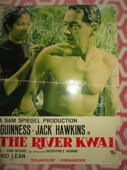 THE BRIDGE ON THE RIVER KWAI-b ITALIAN PHOTOBUSTA POSTER WILLIAN HOLDEN 1957