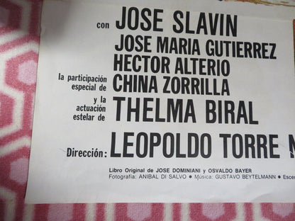 LA MAFFIA  ARGENTINIAN (42"x 29") POSTER  ALFREDO ALCON JOSE SLAVIN 1972