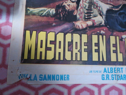 MASACRE EN EL GRAN CANON/ Massacre at Grand Canyon MEXICAN (39"x 28") POSTER '64