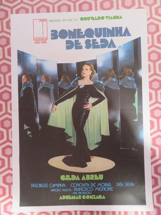 BONEQUINHA DE SEDA PORTUGUESE (36"x 25") POSTER GILDA ABREU 1980