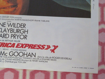 TRANSAMERICA EXPRESS / Silver Streak FRENCH MOYENNE  POSTER 1976 WILDER PRYOR