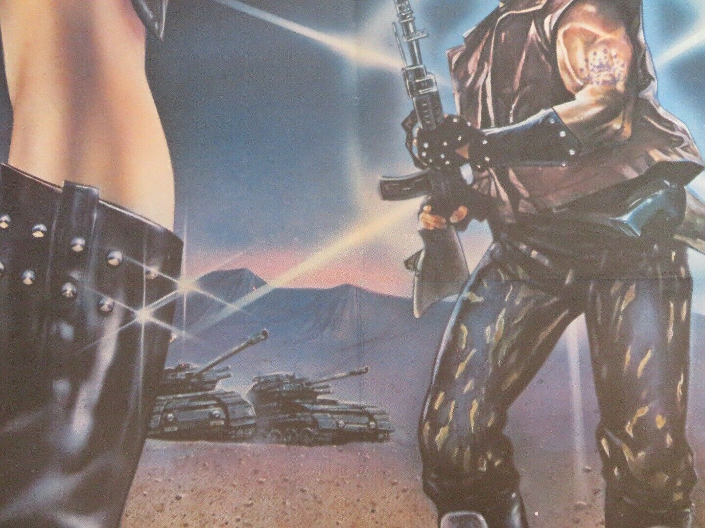 STRYKER  (39"x 26") POSTER STEVE SANDOR ANDRIA SAVIO 1983