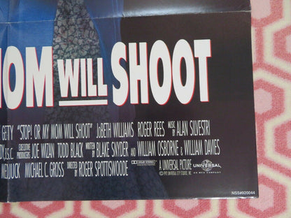 STOP! OR MY MOM WILL SHOOT US ONE SHEET POSTER SYLVESTER STALLONE 1992