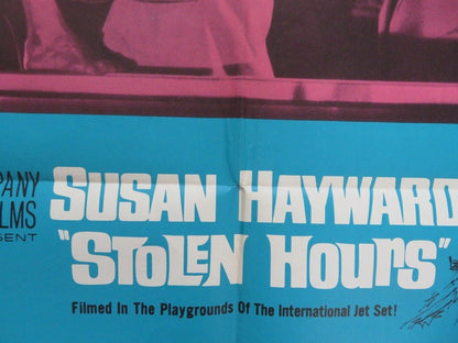 STOLEN HOURS US ONE SHEET POSTER SUSAN HAYWARD DIANE BAKER 1963