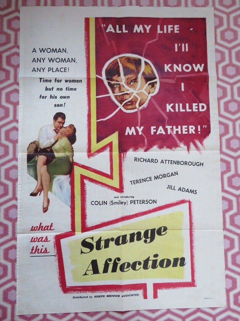 STRANGE AFFECTION US ONE SHEET POSTER RICHARD ATTENBROUGH JILL ADAMS 1959