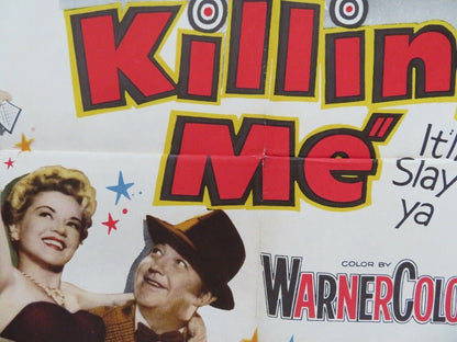 STOP YOU'RE KILLING ME US ONE SHEET POSTER BRODERICK CRAWFORD CLAIRE TREVOR 1953