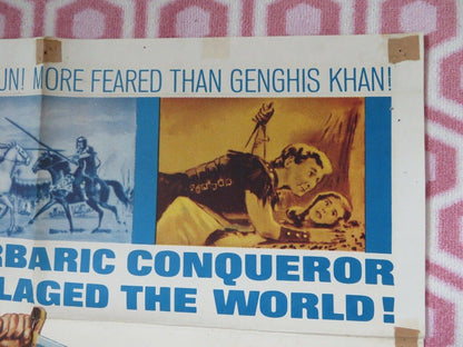 SWORD OF THE CONQUEROR US ONE SHEET POSTER JACK PALANCE 1961